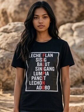 🆕 Filipino Food Graphic Short Sleeve Tee